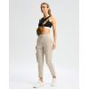 imageG Gradual Pants for Women High Waisted Ankle Pants 2 Pockets 78 Athletic Pants with Drawstring for Golf Travel CasualDusty White