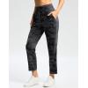 imageG Gradual Pants for Women High Waisted Ankle Pants 2 Pockets 78 Athletic Pants with Drawstring for Golf Travel CasualGrey Camo