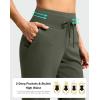 imageG Gradual Pants for Women High Waisted Ankle Pants 2 Pockets 78 Athletic Pants with Drawstring for Golf Travel CasualGrey Sage