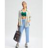 imageG Gradual Pants for Women High Waisted Ankle Pants 2 Pockets 78 Athletic Pants with Drawstring for Golf Travel CasualLight Haze Blue