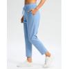 imageG Gradual Pants for Women High Waisted Ankle Pants 2 Pockets 78 Athletic Pants with Drawstring for Golf Travel CasualLight Haze Blue