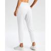 imageG Gradual Pants for Women High Waisted Ankle Pants 2 Pockets 78 Athletic Pants with Drawstring for Golf Travel CasualWhite