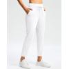 imageG Gradual Pants for Women High Waisted Ankle Pants 2 Pockets 78 Athletic Pants with Drawstring for Golf Travel CasualWhite
