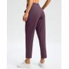 imageG Gradual Pants for Women High Waisted Ankle Pants 2 Pockets 78 Athletic Pants with Drawstring for Golf Travel CasualWine