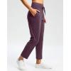 imageG Gradual Pants for Women High Waisted Ankle Pants 2 Pockets 78 Athletic Pants with Drawstring for Golf Travel CasualWine