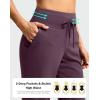 imageG Gradual Pants for Women High Waisted Ankle Pants 2 Pockets 78 Athletic Pants with Drawstring for Golf Travel CasualWine
