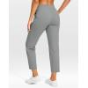 imageG Gradual Petite Pants for Women 24quot26quot Ankle Pants 2 Pockets Stretchy 78 Sweatpants for Golf Travel Athletic CasualBright Grey