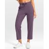 imageG Gradual Petite Pants for Women 24quot26quot Ankle Pants 2 Pockets Stretchy 78 Sweatpants for Golf Travel Athletic CasualDark Purple
