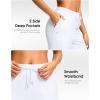 imageG Gradual Petite Pants for Women 24quot26quot Ankle Pants 2 Pockets Stretchy 78 Sweatpants for Golf Travel Athletic CasualWhite