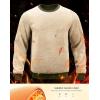 imageG Gradual Sherpa Lined Sweatshirts for Men Fleece Crewneck Sweatshirt Pullover Warm Shirts for WinterArmy Green
