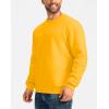 imageG Gradual Sherpa Lined Sweatshirts for Men Fleece Crewneck Sweatshirt Pullover Warm Shirts for WinterBright Yellow