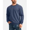imageG Gradual Sherpa Lined Sweatshirts for Men Fleece Crewneck Sweatshirt Pullover Warm Shirts for WinterDark Blue