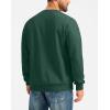 imageG Gradual Sherpa Lined Sweatshirts for Men Fleece Crewneck Sweatshirt Pullover Warm Shirts for WinterDark Forest Green