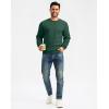 imageG Gradual Sherpa Lined Sweatshirts for Men Fleece Crewneck Sweatshirt Pullover Warm Shirts for WinterDark Forest Green