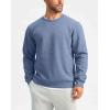 imageG Gradual Sherpa Lined Sweatshirts for Men Fleece Crewneck Sweatshirt Pullover Warm Shirts for WinterHeather Blue Grey