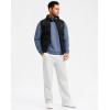 imageG Gradual Sherpa Lined Sweatshirts for Men Fleece Crewneck Sweatshirt Pullover Warm Shirts for WinterHeather Blue Grey