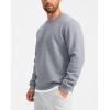 imageG Gradual Sherpa Lined Sweatshirts for Men Fleece Crewneck Sweatshirt Pullover Warm Shirts for WinterHeather Light Grey