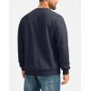 imageG Gradual Sherpa Lined Sweatshirts for Men Fleece Crewneck Sweatshirt Pullover Warm Shirts for WinterNavy