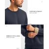 imageG Gradual Sherpa Lined Sweatshirts for Men Fleece Crewneck Sweatshirt Pullover Warm Shirts for WinterNavy