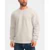 imageG Gradual Sherpa Lined Sweatshirts for Men Fleece Crewneck Sweatshirt Pullover Warm Shirts for WinterOffwhite