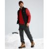 imageG Gradual Sherpa Lined Sweatshirts for Men Fleece Crewneck Sweatshirt Pullover Warm Shirts for WinterRed