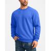 imageG Gradual Sherpa Lined Sweatshirts for Men Fleece Crewneck Sweatshirt Pullover Warm Shirts for WinterVictoria Blue