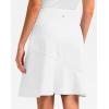 imageG Gradual Skorts Skirts for Women with 5 Pockets 20quot Knee Length Golf Skirt Modest Long Tennis Athletic Skirts for WomenAwhite