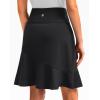 imageG Gradual Skorts Skirts for Women with 5 Pockets 20quot Knee Length Golf Skirt Modest Long Tennis Athletic Skirts for WomenBlack