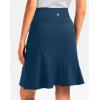 imageG Gradual Skorts Skirts for Women with 5 Pockets 20quot Knee Length Golf Skirt Modest Long Tennis Athletic Skirts for WomenBlue