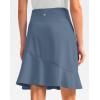 imageG Gradual Skorts Skirts for Women with 5 Pockets 20quot Knee Length Golf Skirt Modest Long Tennis Athletic Skirts for WomenDusty Blue