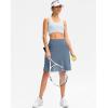 imageG Gradual Skorts Skirts for Women with 5 Pockets 20quot Knee Length Golf Skirt Modest Long Tennis Athletic Skirts for WomenDusty Blue