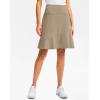 imageG Gradual Skorts Skirts for Women with 5 Pockets 20quot Knee Length Golf Skirt Modest Long Tennis Athletic Skirts for WomenLight Khaki