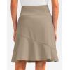 imageG Gradual Skorts Skirts for Women with 5 Pockets 20quot Knee Length Golf Skirt Modest Long Tennis Athletic Skirts for WomenLight Khaki