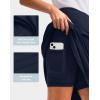 imageG Gradual Skorts Skirts for Women with 5 Pockets 20quot Knee Length Golf Skirt Modest Long Tennis Athletic Skirts for WomenNavy