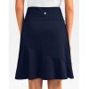 imageG Gradual Skorts Skirts for Women with 5 Pockets 20quot Knee Length Golf Skirt Modest Long Tennis Athletic Skirts for WomenNavy
