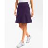 imageG Gradual Skorts Skirts for Women with 5 Pockets 20quot Knee Length Golf Skirt Modest Long Tennis Athletic Skirts for WomenPurple