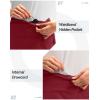 imageG Gradual Skorts Skirts for Women with 5 Pockets 20quot Knee Length Golf Skirt Modest Long Tennis Athletic Skirts for WomenRed