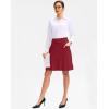 imageG Gradual Skorts Skirts for Women with 5 Pockets 20quot Knee Length Golf Skirt Modest Long Tennis Athletic Skirts for WomenRed