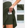 imageG Gradual Skorts Skirts for Women with 5 Pockets 20quot Knee Length Golf Skirt Modest Long Tennis Athletic Skirts for WomenSage Green