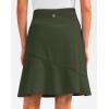 imageG Gradual Skorts Skirts for Women with 5 Pockets 20quot Knee Length Golf Skirt Modest Long Tennis Athletic Skirts for WomenSage Green