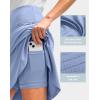 imageG Gradual Skorts Skirts for Women with 5 Pockets 20quot Knee Length Golf Skirt Modest Long Tennis Athletic Skirts for WomenViolet