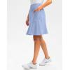 imageG Gradual Skorts Skirts for Women with 5 Pockets 20quot Knee Length Golf Skirt Modest Long Tennis Athletic Skirts for WomenViolet
