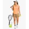 imageG Gradual Sleeveless Golf Shirts for Women Collared V Neck Tennis Tank Top Cooling Polo UPF 50 Quick Dry LightweightHeather Orange