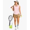 imageG Gradual Sleeveless Golf Shirts for Women Collared V Neck Tennis Tank Top Cooling Polo UPF 50 Quick Dry LightweightPeach