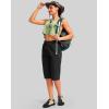 imageG Gradual Womens 15 Long Shorts Below The Knee Hiking Cargo Capris Stretch Quick Dry Bermuda Shorts for Women with PocketsBlack