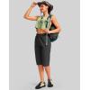 imageG Gradual Womens 15 Long Shorts Below The Knee Hiking Cargo Capris Stretch Quick Dry Bermuda Shorts for Women with PocketsDark Grey