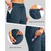 imageG Gradual Womens 15 Long Shorts Below The Knee Hiking Cargo Capris Stretch Quick Dry Bermuda Shorts for Women with PocketsDusty Blue