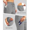 imageG Gradual Womens 15 Long Shorts Below The Knee Hiking Cargo Capris Stretch Quick Dry Bermuda Shorts for Women with PocketsLight Grey