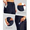 imageG Gradual Womens 15 Long Shorts Below The Knee Hiking Cargo Capris Stretch Quick Dry Bermuda Shorts for Women with PocketsNavy