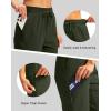 imageG Gradual Womens 15 Long Shorts Below The Knee Hiking Cargo Capris Stretch Quick Dry Bermuda Shorts for Women with PocketsOlive